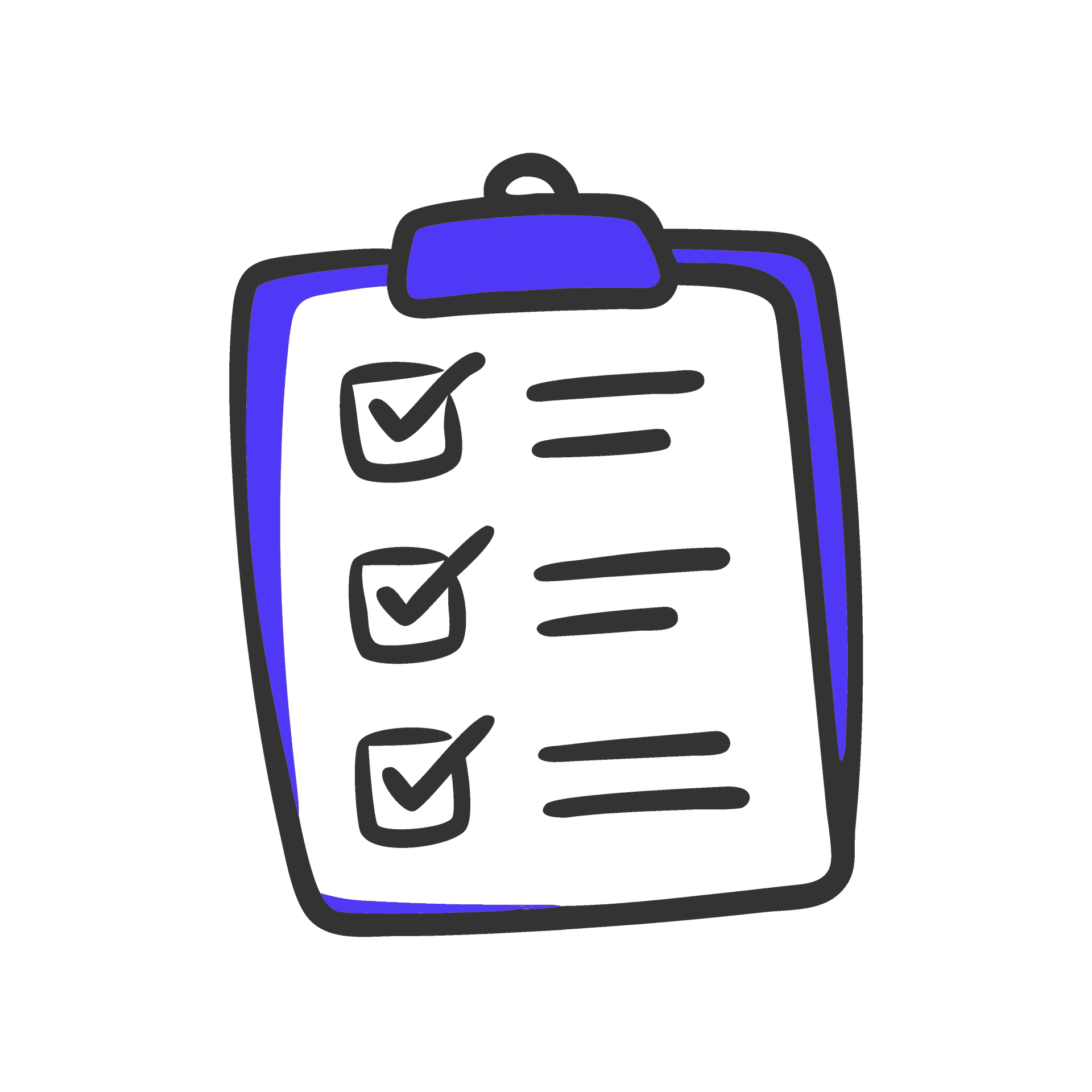 Calm planning illustration
